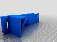 Anet A8 - Rear Back Frame Splitted (Telaio Posteriore) by ilnonno72