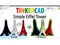 Simple Eiffel Tower - 10mins Modeling by Eunny