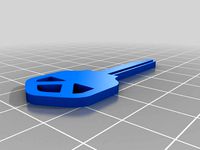 Kwikset KW1 Key Blank by frillweeman