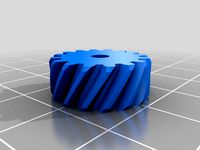 Helical Gear Bed Level Knob with Captive Nut by TIMKO307