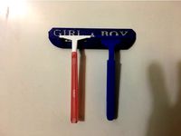 DOUBLE RAZOR HOLDER. by theaguie