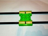 Modified X carriage for Hypercube using carbon fiber X axis and RJMP-01-08 plastic linear bearings by glucz