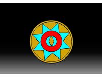 werewolves of millers hollow sheriff's medal by Yote_x2