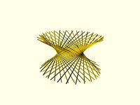 Hyperbola model 雙曲面模型 by pancala