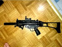 MP5K to G36 stock adapter by Saniainen