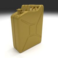 Jerry Can Yellow 3D Model