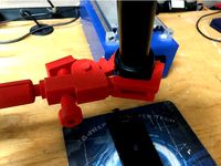 Articulated Arm Heat Gun Holder by 3dgadgetshop