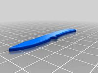 Custom knife blank for plasma cutting by C3customsllc