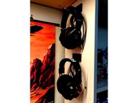 Wall Mount Headphone Holder by APanda