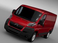 Citroen Jumper 250 L1H1 2006 -2014 3D Model