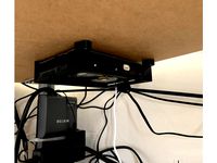 3.5" HDD Holder Under Desk (Screws) by humptygotdumped
