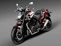 Yamaha VMax 2015 3D Model
