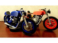 Cafe Racer Twin Motorcycle by Dbvandy
