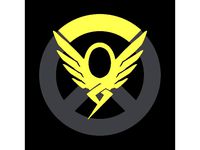 Overwatch Mercy Keychain/sign by saintmythi