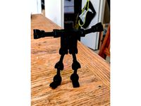 Snappy the  Robot (openscad) by lukemillermakes