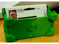 Companion cube business card box by JanM