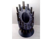 Circular Drill Holder for 13 pc (1.5 to 6.5mm) by pauloblank