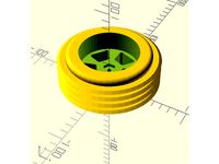Ice Wheels for R/C Buggy - Front by hubschrauber