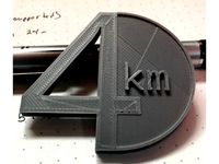 4 Kilometer Token by patricknevindwyer