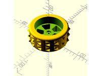 Ice Wheels for R/C Buggy - Rear by hubschrauber