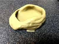Mealworm/Water bowl for Bearded Dragon Lizard Terrarium by xC0000005
