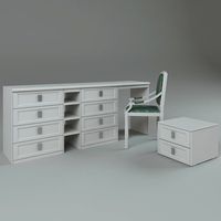 Furniture for bedroom 3D Model