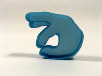 OK Hand Meme Cookie Cutter by PrintingAddictions