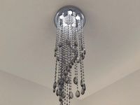 Modern Crystal Chandelier 3D Model