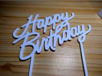 Happy Birthday Cake Decoration by lokster