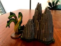 Heroscape Rock Outcrop (3 Hex) by digitallimit