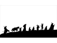 Lord of the Rings Silhouette by sexycowleg