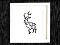 Customizable Origami Deer No. 2 by mightynozzle