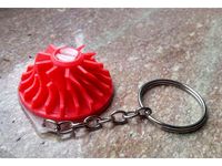 Rotating Impeller Keychain by Caardo