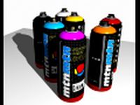 Montana Paint Spray Can 3D Model