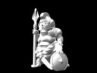 Mossfolk Gladiator (28mm/Heroic scale) by dutchmogul