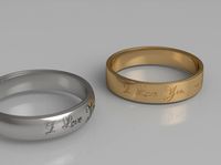 Love you ring 3D Model