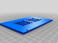Top side with double fan for Ramps and Arduino Case of iPa64 by ksevin
