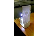 Lithophane Stand for USB Light by mrwilluk