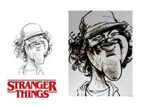 Stranger Things dibujo Dustin Henderson by tresdlito