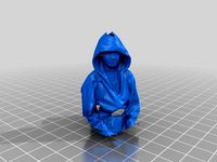 Hoodie girl scan by SIMPLIFI3D
