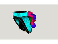 P3steel E3Dv6 LMH8lUU x-carriage BOWDEN  by KasperKro