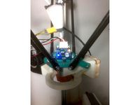 Kossel mini effector with probing nozzle and hall sensor. by hackele