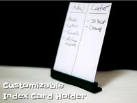 Configurable index card holder by makkuro