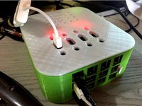 Raspberry Pi multi quad case by samowitsch