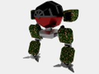 LOW POLY MECH 3D Model