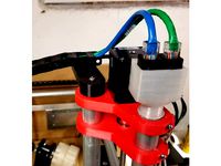 MPCNC Double ethernet cable keystone endcap by Olooki3D