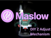 Maslow CNC Bosch POF 1200 AE Z Adjust Mount by neilvangeffen
