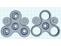 Fidget Spinner with bearings only need BBs by Tylerebowers