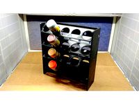 Modular Hobby Paint Rack - Small Wall Hanging by gsargent