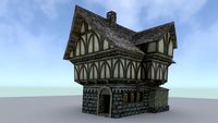 Medieval Town House 1 3D Model